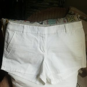 J. Crew Women's White Summer Shorts Size 8 Pockets